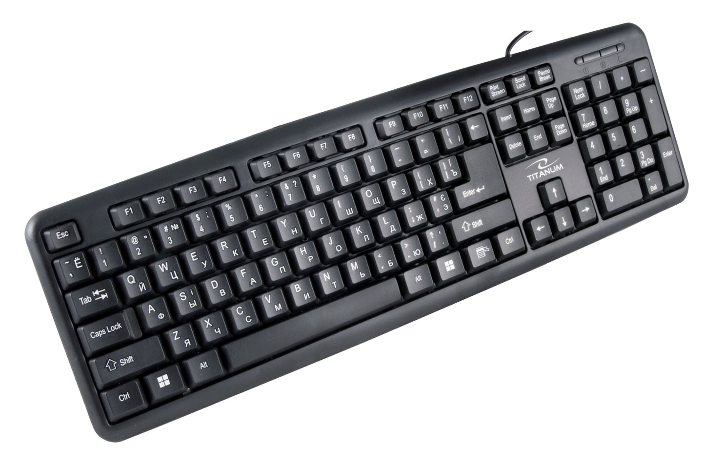 TITANUM KLAWIATURA PRZEWOD. STANDARDOWA USB UA