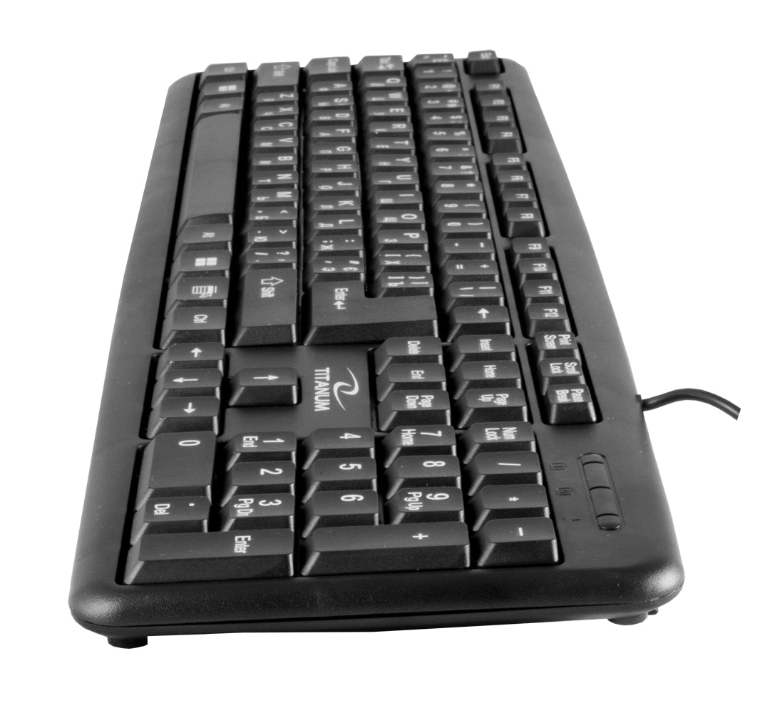 TITANUM KLAWIATURA PRZEWOD. STANDARDOWA USB UA
