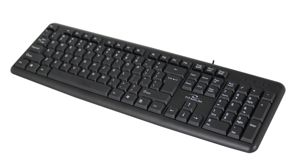 TITANUM KLAWIATURA PRZEWOD. STANDARDOWA USB