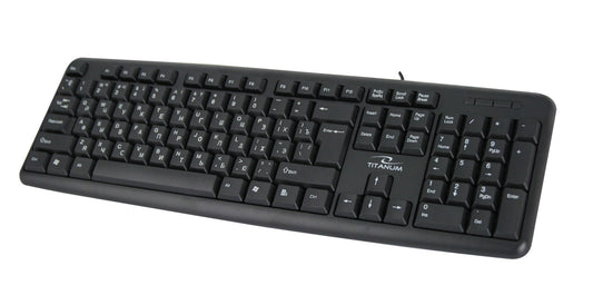TITANUM KLAWIATURA PRZEWOD. STANDARDOWA USB RUS