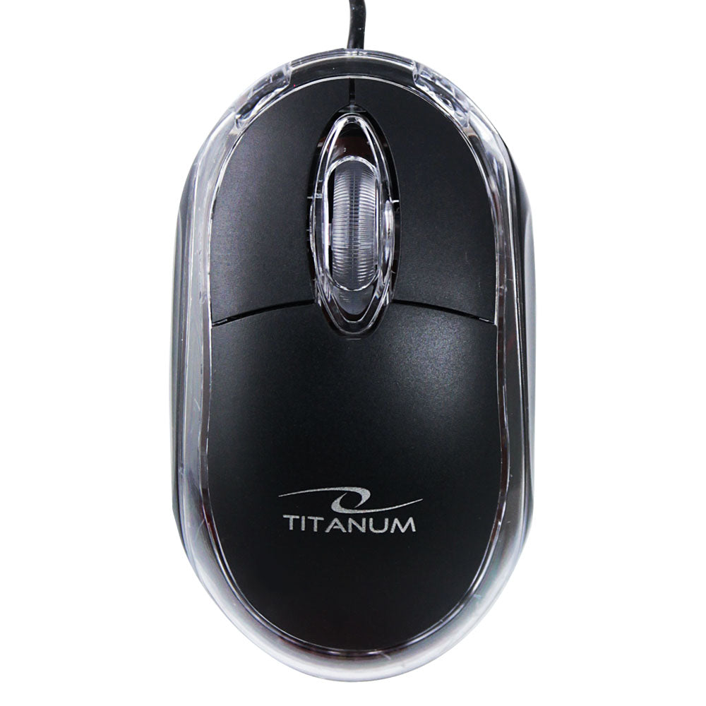 TITANUM MYSZ PRZEWOD. 3D OPT. USB RAPTOR CZARNA