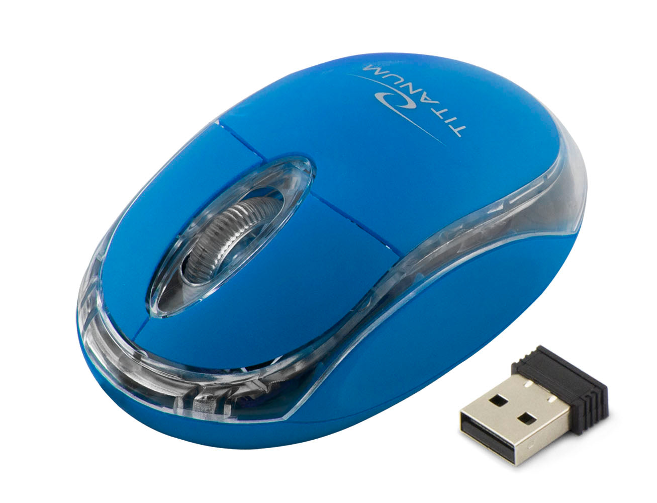 TITANUM MYSZ BEZPRZ. 2.4GHZ 3D OPT. USB CONDOR NIEBIESKA