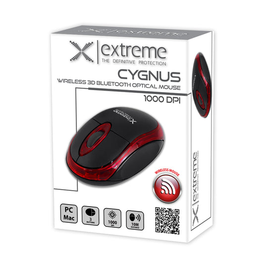 EXTREME MYSZ BEZPRZ. BLUETOOTH 3D OPT. CYNGUS CZERWONA