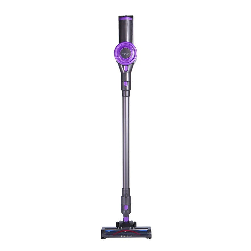 Odkurzacz bezprzewodowy pionowy cyklonowy 800 ml 2200 mAh LED szczotka bezworkowy cichy