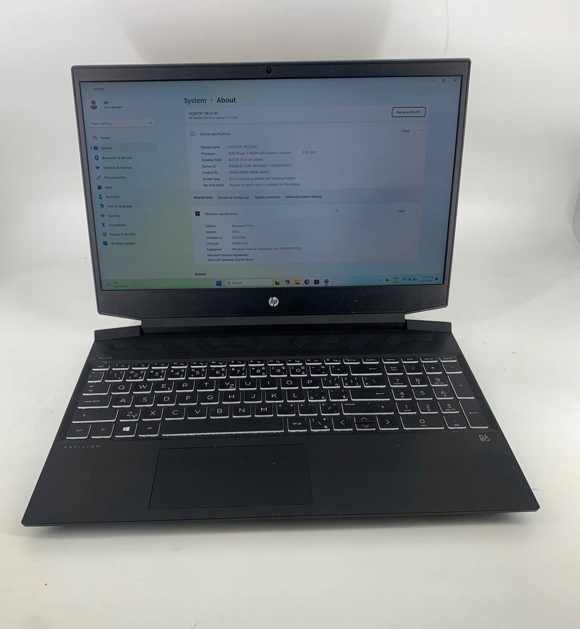 HP Pavilion Gaming 15 | Ryzen 5 5600H | 16GB RAM |512GB SSD|RTX 3050| Win11