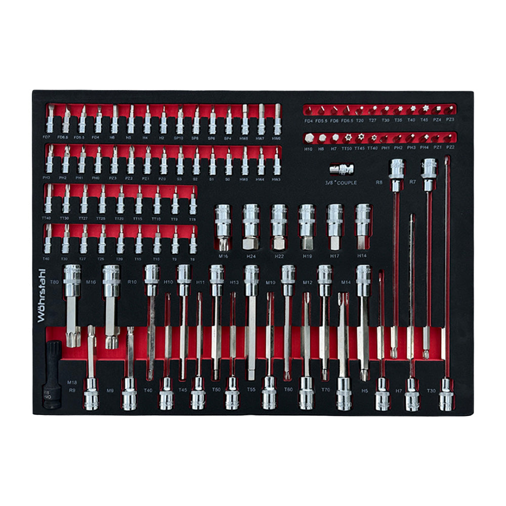 Szafa narzędziowa Wöhrstahl 7/7, 207 elementów