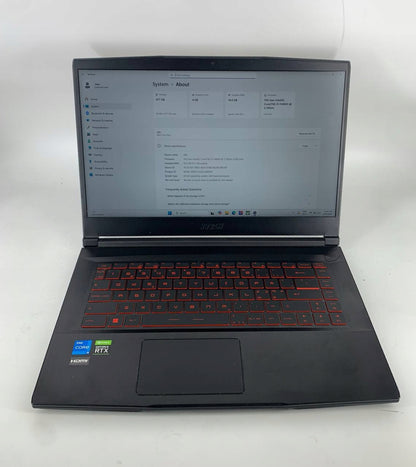 MSI GF63 Gaming | Intel i5-11400H | RTX 3050 4GB | 16GB | SSD 512GB