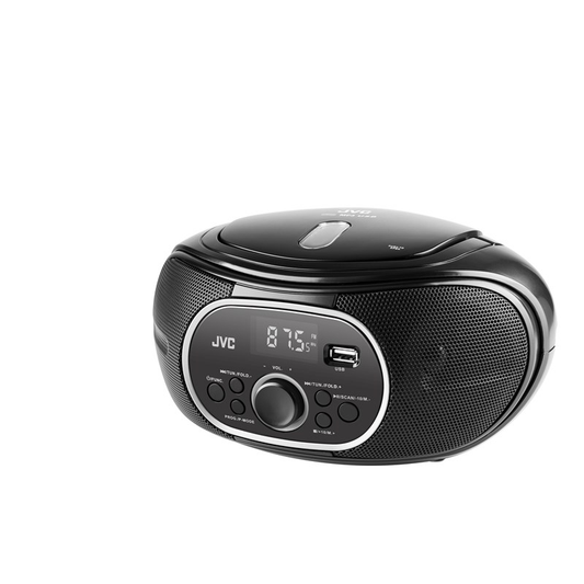 JVC Boombox RD-E221B czarny