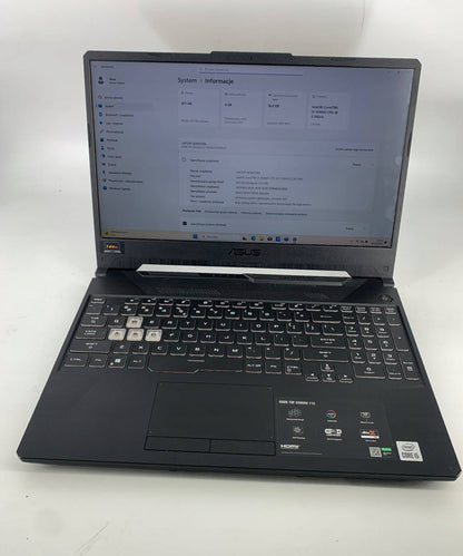 ASUS TUF Gaming F15 – i5 / 16GB RAM / 512GB SSD / GTX 1650 / Windows 11