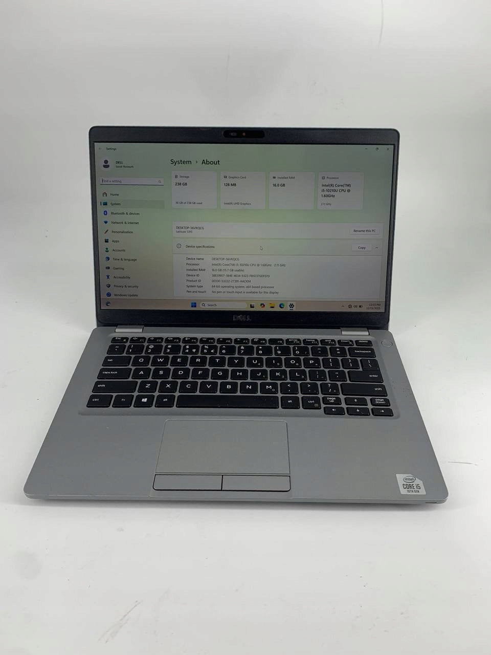 Dell Latitude 5310 | 13.3" FHD | i5-10210U | 16GB | 256SSD