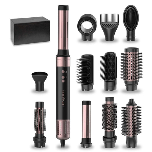 Lokówko-suszarka do włosów Cecotec Bamba CeramicCare 12in1 AirGlam Black