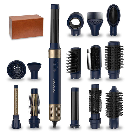 Lokówko-suszarka do włosów Cecotec Bamba CeramicCare 14in1 AirGlam Blue