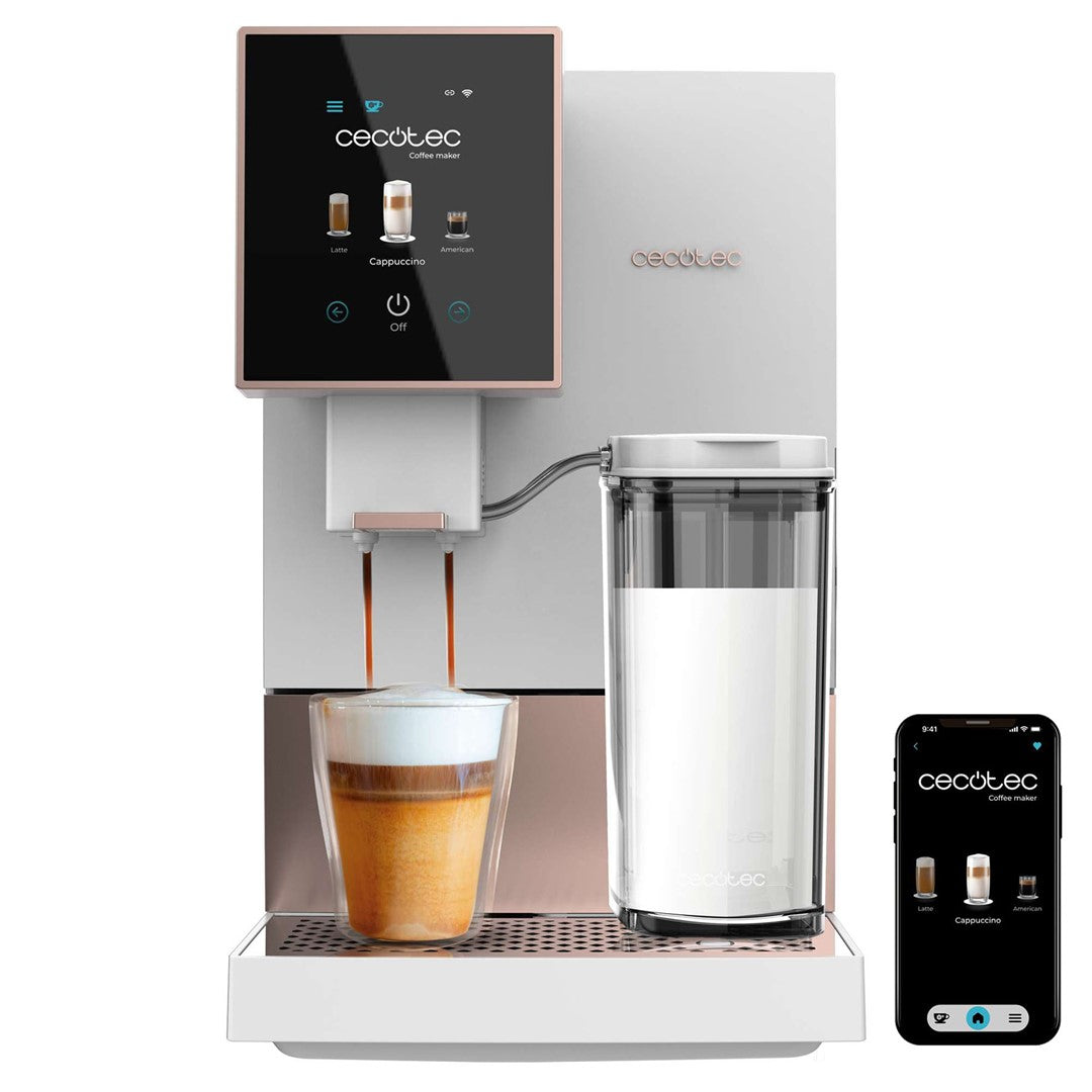Ekspres do kawy Cecotec Cremmaet Compactccino Connected White Rose