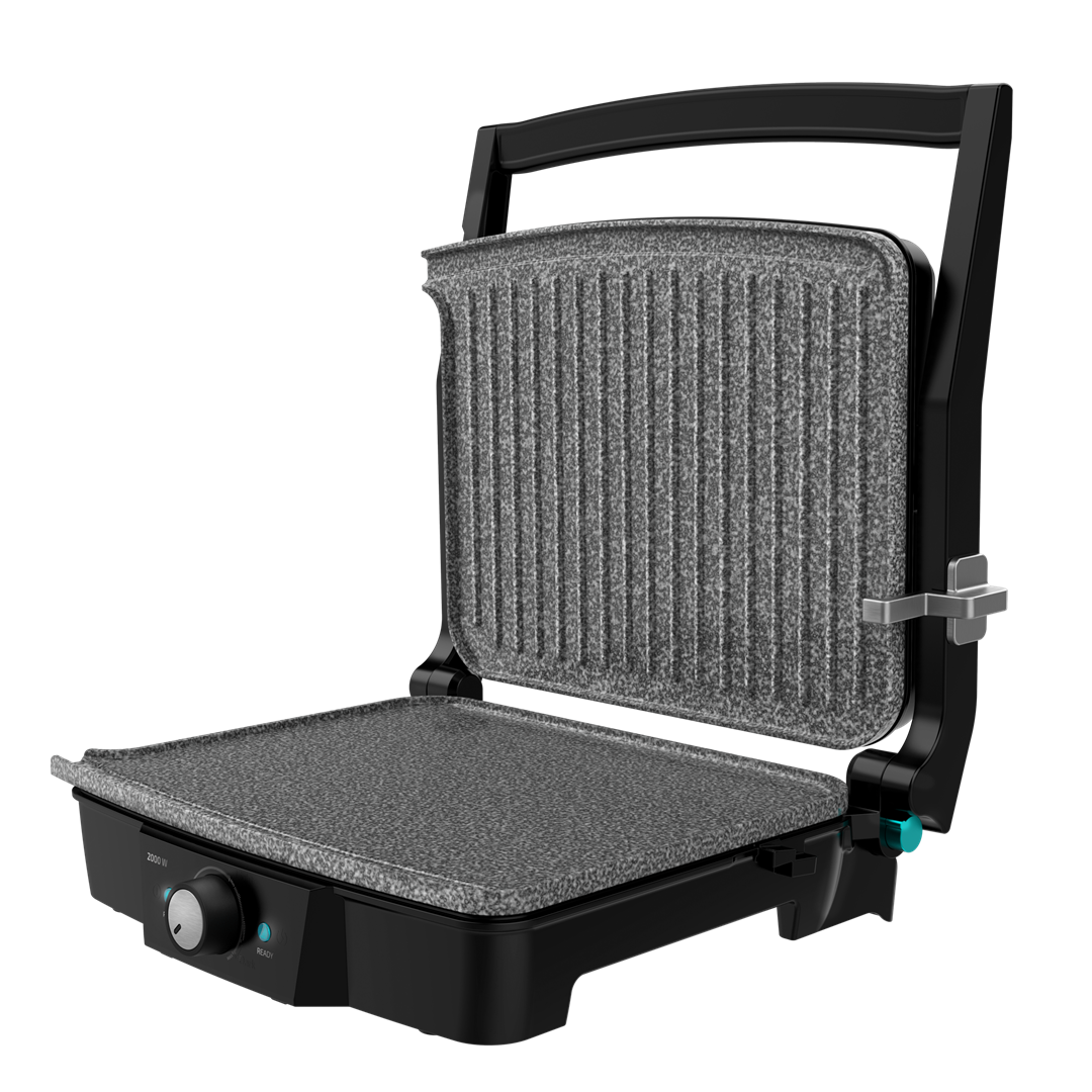 Grill elektryczny Cecotec Rock’nGrill 2000 Stone Ceramic Mix&Grill