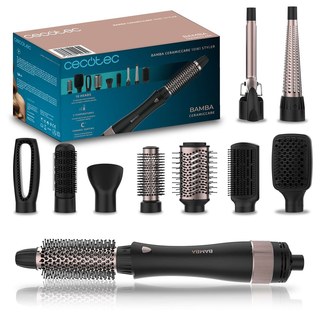 Lokówko-suszarka do włosów Cecotec Bamba CeramicCare 10in1 Styler