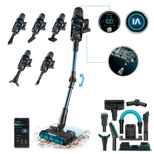 Odkurzacz pionowy Cecotec Conga Rockstar 11500 Odyssey ErgoWet Connected IA