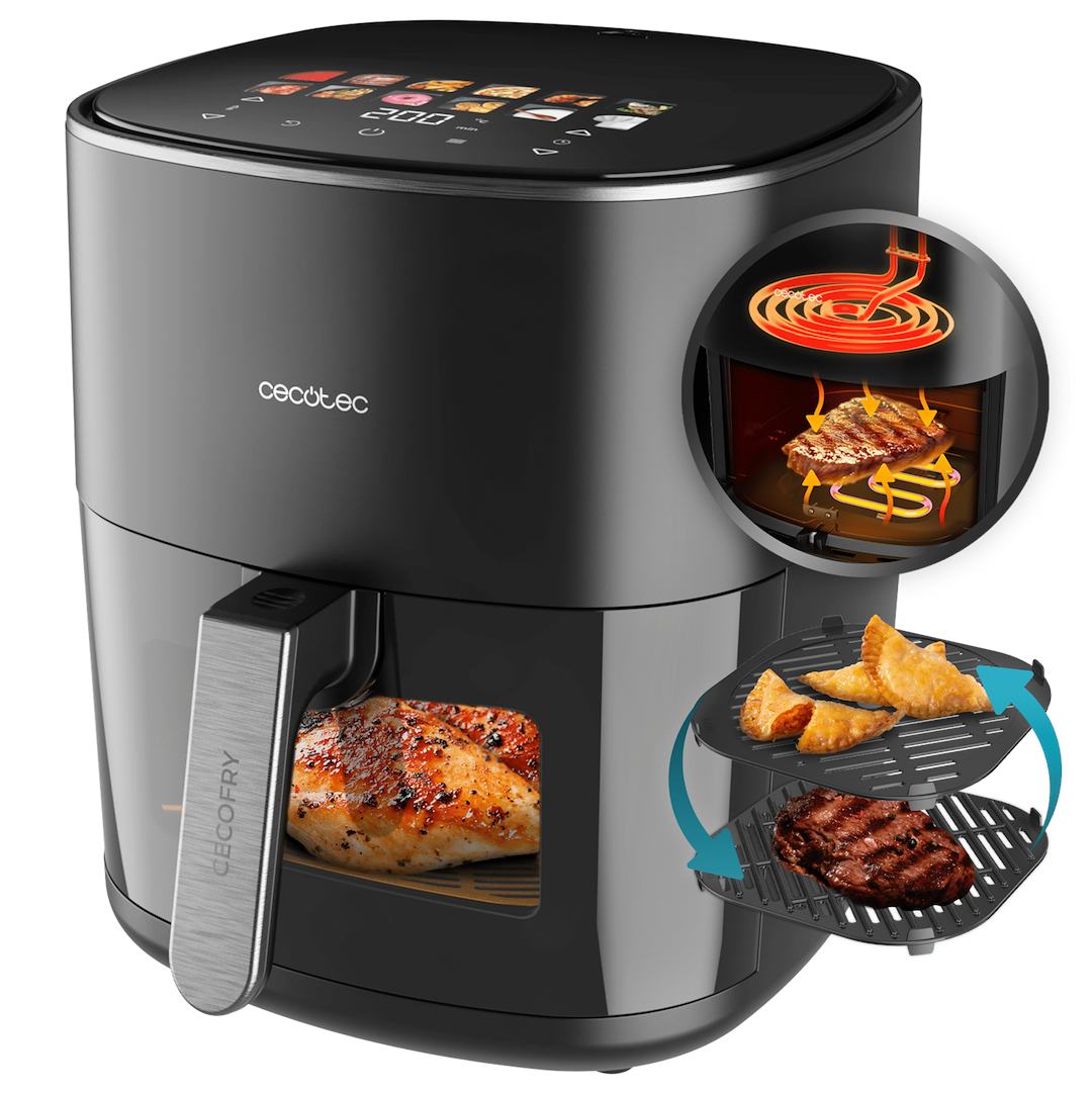 Frytkownica beztłuszczowa Cecotec Cecofry&Grill Duoheat 6500