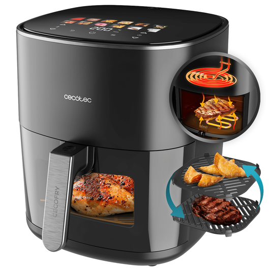 Frytkownica beztłuszczowa Cecotec Cecofry&Grill Duoheat 6500