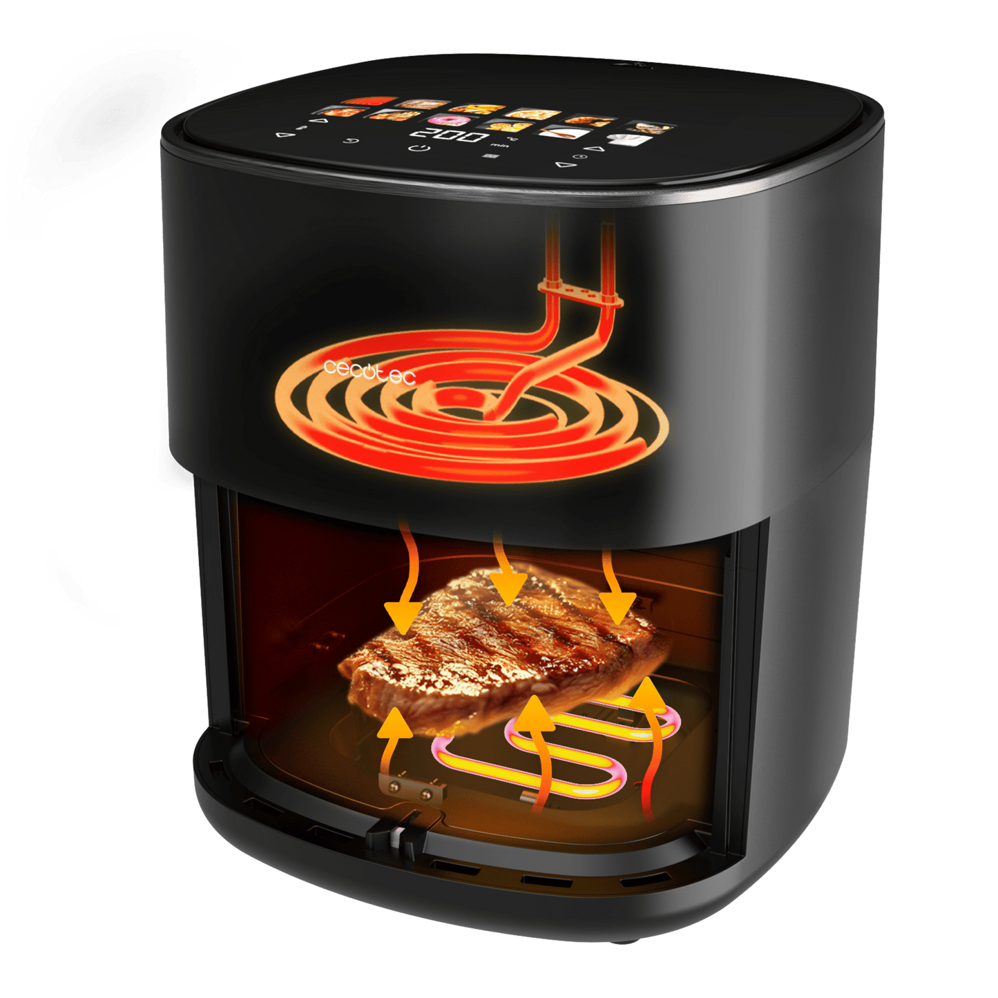Frytkownica beztłuszczowa Cecotec Cecofry&Grill Duoheat 6500