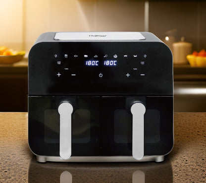 Аrytkownica beztłuszczowa dwukomorowa 9L (2×4,5L), 1400W - Cheffinger CF-AFRY 9 –