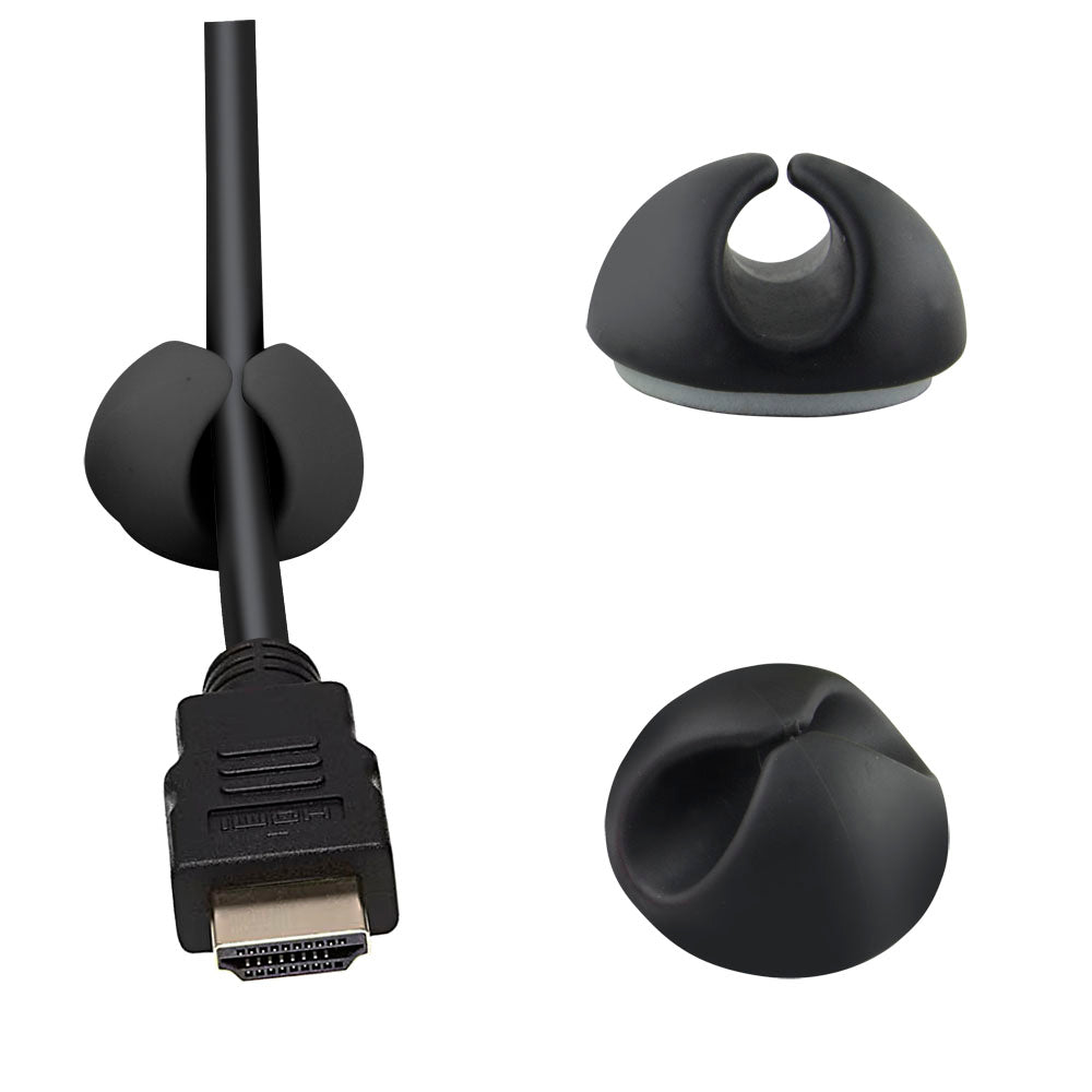 ESPERANZA ORGANIZER DO KABLI EBA101K CZARNY 6SZT