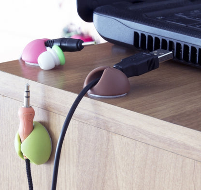 ESPERANZA ORGANIZER DO KABLI EBA101K CZARNY 6SZT