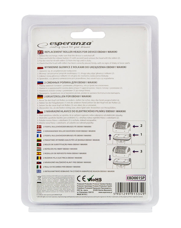 ESPERANZA GŁOWICE Z ROLKAMI DO FREZARKI WAIKIKI
