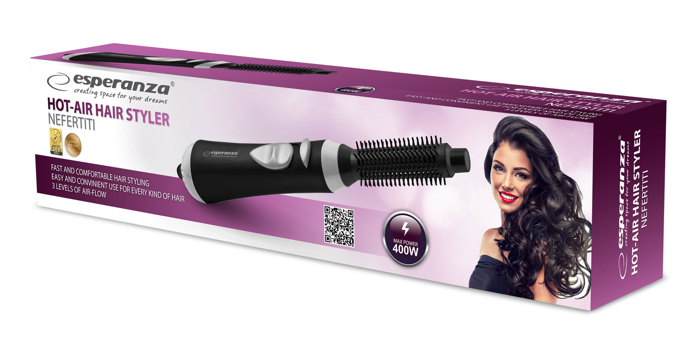 ESPERANZA LOKÓWKO-SUSZARKA DO WŁOSÓW NEFERTITI CZARNA