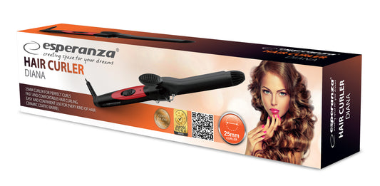 ESPERANZA LOKÓWKA DO WŁOSÓW 25MM DIANA