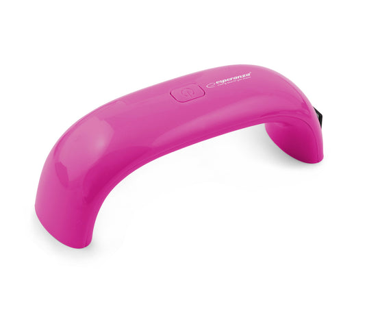 ESPERANZA LAMPA UV LED DO LAKIERU HYBRYDOWEGO PEARL 9W RÓŻOWA