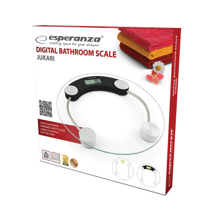 ESPERANZA CYFROWA WAGA ŁAZIENKOWA JUKARI CZARNA