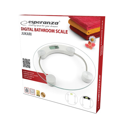 ESPERANZA CYFROWA WAGA ŁAZIENKOWA JUKARI BIAŁA