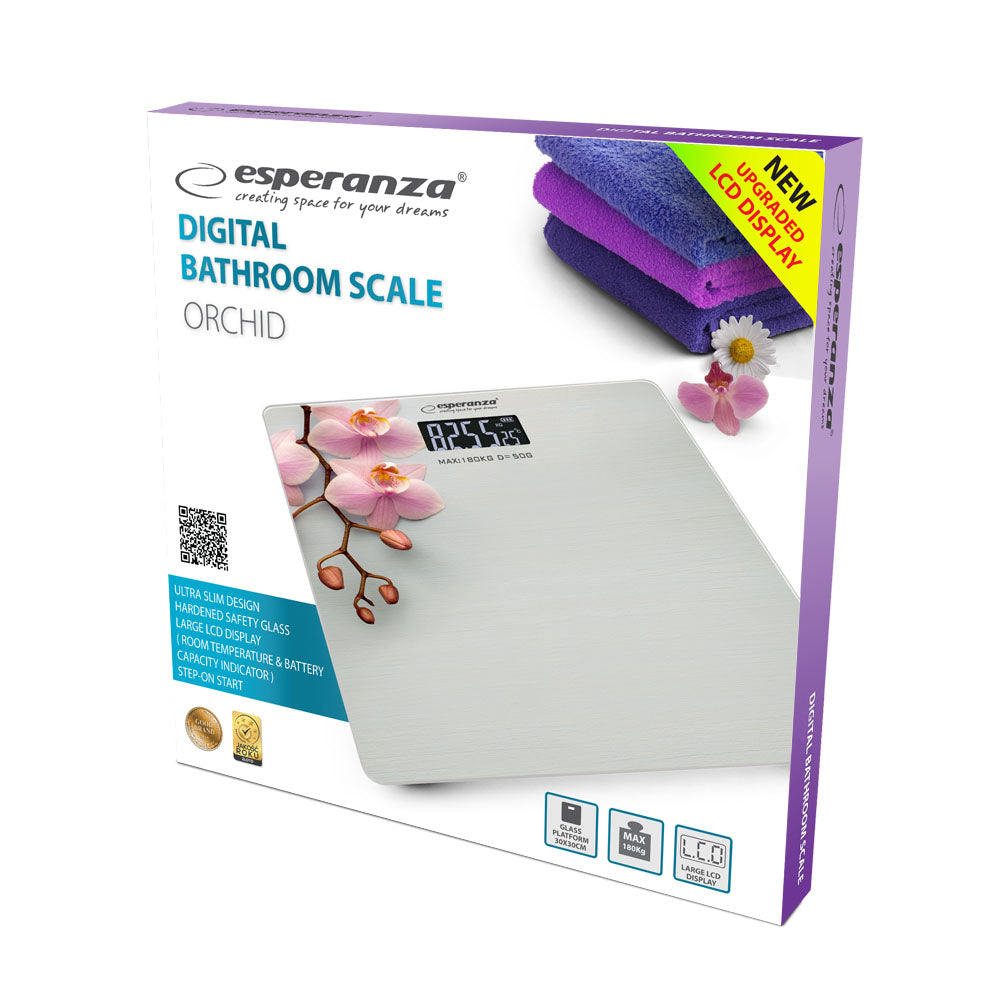 ESPERANZA CYFROWA WAGA ŁAZIENKOWA ORCHID