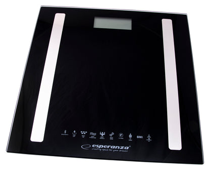 ESPERANZA CYFROWA WAGA ŁAZIENKOWA ANALITYCZNA 8W1 BT B.FIT CZARNA