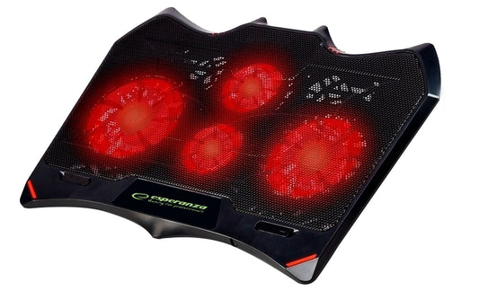 ESPERANZA PODSTAWKA CHŁODZĄCA GAMING POD NOTEBOOK LED BURAN