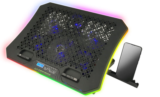 ESPERANZA PODSTAWKA CHŁODZĄCA GAMING POD NOTEBOOK LED RGB GALERNE