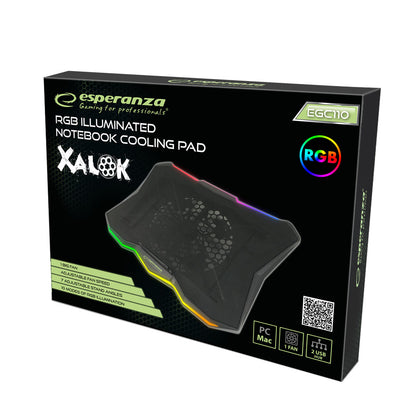 ESPERANZA PODSTAWKA CHŁODZĄCA GAMING POD NOTEBOOK LED RGB XALOK