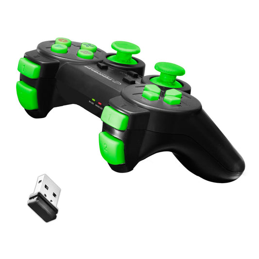 ESPERANZA GAMEPAD BEZPRZEW. PC/PS3 USB GLADIATOR CZARNO-ZIELONY