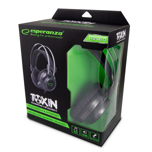 ESPERANZA SŁUCHAWKI Z MIKROFONEM GAMING TOXIN