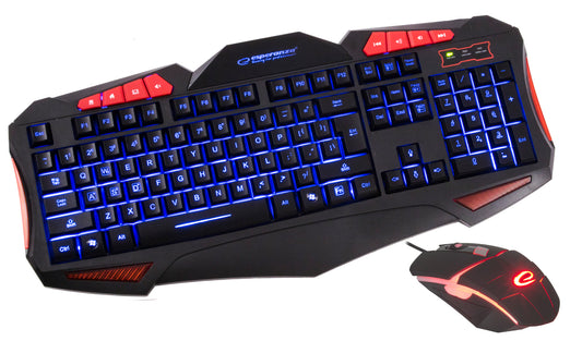 ESPERANZA ZESTAW PRZEWOD. MULTIMED. GAMING LED USB SHELTER