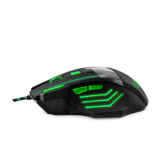 ESPERANZA MYSZ PRZEWOD. GAMING LED 7D OPT. USB WOLF ZIELONA