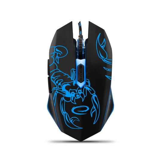 ESPERANZA MYSZ PRZEWOD. GAMING LED 6D OPT. USB SCORPIO NIEBIESKA