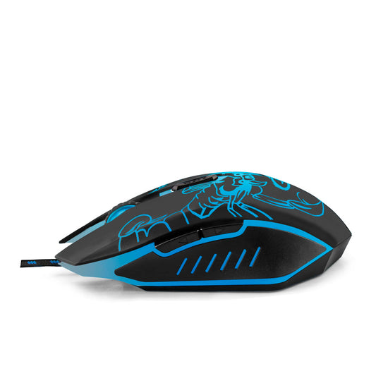 ESPERANZA MYSZ PRZEWOD. GAMING LED 6D OPT. USB SCORPIO NIEBIESKA