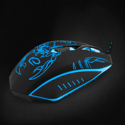 ESPERANZA MYSZ PRZEWOD. GAMING LED 6D OPT. USB SCORPIO NIEBIESKA