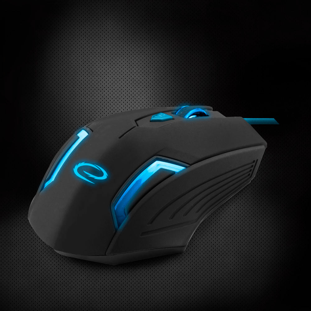 ESPERANZA MYSZ PRZEWOD. GAMING LED 6D OPT. USB FIGHTER NIEBIESKA