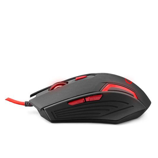 ESPERANZA MYSZ PRZEWOD. GAMING LED 6D OPT. USB FIGHTER CZERWONA