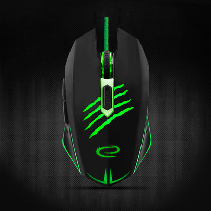 ESPERANZA MYSZ PRZEWOD. GAMING LED 6D OPT. USB CLAW