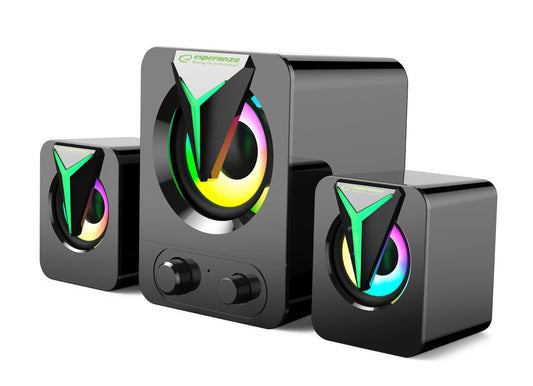 ESPERANZA GŁOŚNIKI 2.1 USB LED RAINBOW SOPRANO