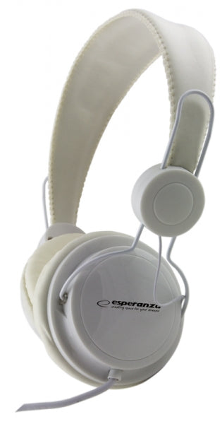 ESPERANZA SŁUCHAWKI AUDIO SENSATION BIAŁE