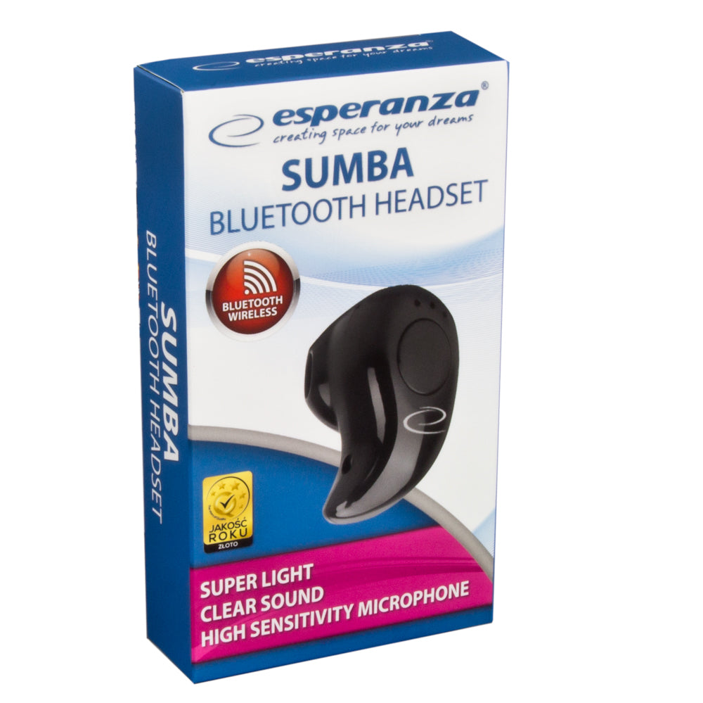 ESPERANZA SŁUCHAWKA DOUSZNA BLUETOOTH SUMBA